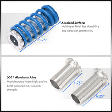 Load image into Gallery viewer, Acura Integra 1990-2001 / Honda Civic 1988-2000 / CRX 1988-1991 / Del Sol 1993-1997 Coilover Sleeves Kit Blue (Silver Sleeves)
