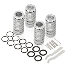 Load image into Gallery viewer, Acura Integra 1990-2001 / Honda Civic 1988-2000 / CRX 1988-1991 / Del Sol 1993-1997 Coilover Sleeves Kit Silver (Silver Sleeves)