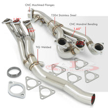 Load image into Gallery viewer, BMW 3 Series E46 M3 3.2L I6 2001-2006 Stainless Steel Exhaust Header
