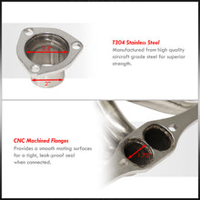 Load image into Gallery viewer, Chevrolet Small Block SBC 283 305 327 350 400 V8 1955+ Stainless Steel Shorty Exhaust Header