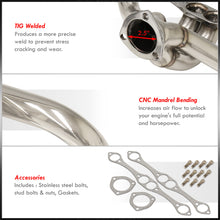 Load image into Gallery viewer, Chevrolet Small Block SBC 283 305 327 350 400 V8 1955+ Stainless Steel Shorty Exhaust Header