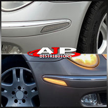 Load image into Gallery viewer, Mercedes Benz E-Class W211 E320 2003-2006 / E350 2006 / E500 2003-2006 / E55 AMG 2003-2006 Front Amber LED Side Marker Lights Clear Len