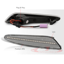 Load image into Gallery viewer, Mercedes Benz E-Class W211 E320 2003-2006 / E350 2006 / E500 2003-2006 / E55 AMG 2003-2006 Front Amber LED Side Marker Lights Clear Len