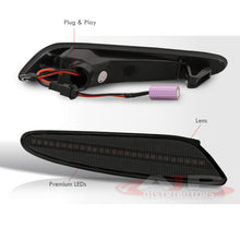 Load image into Gallery viewer, Mercedes Benz E-Class W211 E320 2003-2006 / E350 2006 / E500 2003-2006 / E55 AMG 2003-2006 Front Amber LED Side Marker Lights Smoke Len