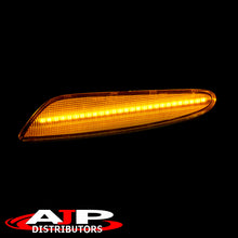 Load image into Gallery viewer, Mercedes Benz E-Class W211 E320 2003-2006 / E350 2006 / E500 2003-2006 / E55 AMG 2003-2006 Front Amber LED Side Marker Lights Smoke Len
