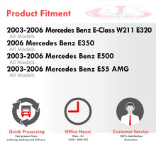 Load image into Gallery viewer, Mercedes Benz E-Class W211 E320 2003-2006 / E350 2006 / E500 2003-2006 / E55 AMG 2003-2006 Front Amber LED Side Marker Lights Smoke Len