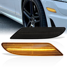 Load image into Gallery viewer, Mercedes Benz S-Class W221 S450 S550 S600 2008-2010 Front Amber LED Side Marker Lights Smoke Len