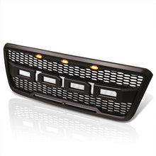Load image into Gallery viewer, Ford F150 2004-2008 Front Grille Black with Amber LED DRL Running Lights
