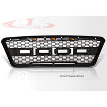 Load image into Gallery viewer, Ford F150 2004-2008 Front Grille Black with Amber LED DRL Running Lights
