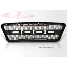 Load image into Gallery viewer, Ford F150 2004-2008 Front Grille Black with Amber LED DRL Running Lights