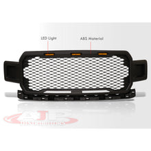 Load image into Gallery viewer, Ford F150 2018-2020 Front Grille Black with Amber LED DRL Running Lights
