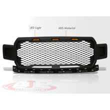Load image into Gallery viewer, Ford F150 2018-2020 Front Grille Black with Amber LED DRL Running Lights