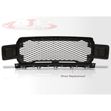 Load image into Gallery viewer, Ford F150 2018-2020 Front Grille Black with Amber LED DRL Running Lights
