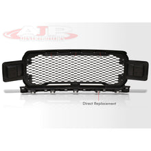 Load image into Gallery viewer, Ford F150 2018-2020 Front Grille Black with Amber LED DRL Running Lights