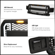 Load image into Gallery viewer, Ford F150 2018-2020 Front Grille Black with White / Amber LED DRL Running Lights & Turn Signals
