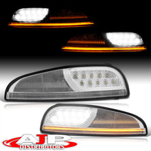 Load image into Gallery viewer, Chevrolet Corvette C5 1997-2004 Sequential LED Corner Light Clear Lens Chrome Housing (Includes Hyperflash Harness)