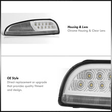 Load image into Gallery viewer, Chevrolet Corvette C5 1997-2004 Sequential LED Corner Light Clear Lens Chrome Housing (Includes Hyperflash Harness)