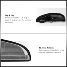 Load image into Gallery viewer, Chevrolet Corvette C5 1997-2004 Sequential LED Corner Light Clear Lens Chrome Housing (Includes Hyperflash Harness)