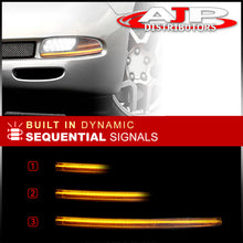 Load image into Gallery viewer, Chevrolet Corvette C5 1997-2004 Sequential LED Corner Light Clear Lens Chrome Housing (Includes Hyperflash Harness)