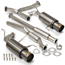 Load image into Gallery viewer, Honda Accord 3.0L V6 1998-2002 N1 Style Stainless Steel Catback Exhaust System Gunmetal (Piping: 2.5" / 65mm | Tip: 4.5")