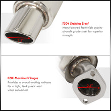 Load image into Gallery viewer, Honda S2000 2000-2009 N1 Style Stainless Steel Catback Exhaust System (Piping: 2.5" / 65mm | Tip: 3.5")