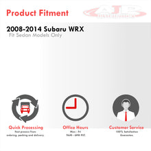 Load image into Gallery viewer, Subaru Impreza WRX Sedan 2008-2014 Stainless Steel Catback Exhaust System Gunmetal (Piping: 2.5" / 65mm | Tip: 4.0")