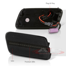 Load image into Gallery viewer, Mercedes Benz E-Class W210 E300D E300TD 1996-1999 / E320 1999-2003 / E430 1999-2003 / E55 AMG 1999-2003 Front Amber LED Side Marker Lights Smoke Len