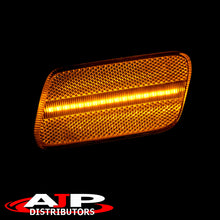 Load image into Gallery viewer, Mercedes Benz E-Class W210 E300D E300TD 1996-1999 / E320 1999-2003 / E430 1999-2003 / E55 AMG 1999-2003 Front Amber LED Side Marker Lights Smoke Len