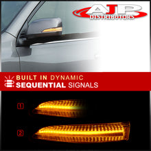 Load image into Gallery viewer, Lexus GX460 2010-2018 / LX570 2013-2017 Front Amber Sequential LED Side Mirror Signal Marker Lights Clear Len