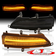Load image into Gallery viewer, Lexus GX460 2010-2018 / LX570 2013-2017 Front Amber Sequential LED Side Mirror Signal Marker Lights Smoke Len