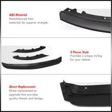 Load image into Gallery viewer, Ford Mustang 2013-2014 3 Piece RP Style Front Bumper Lip Polyurethane Black