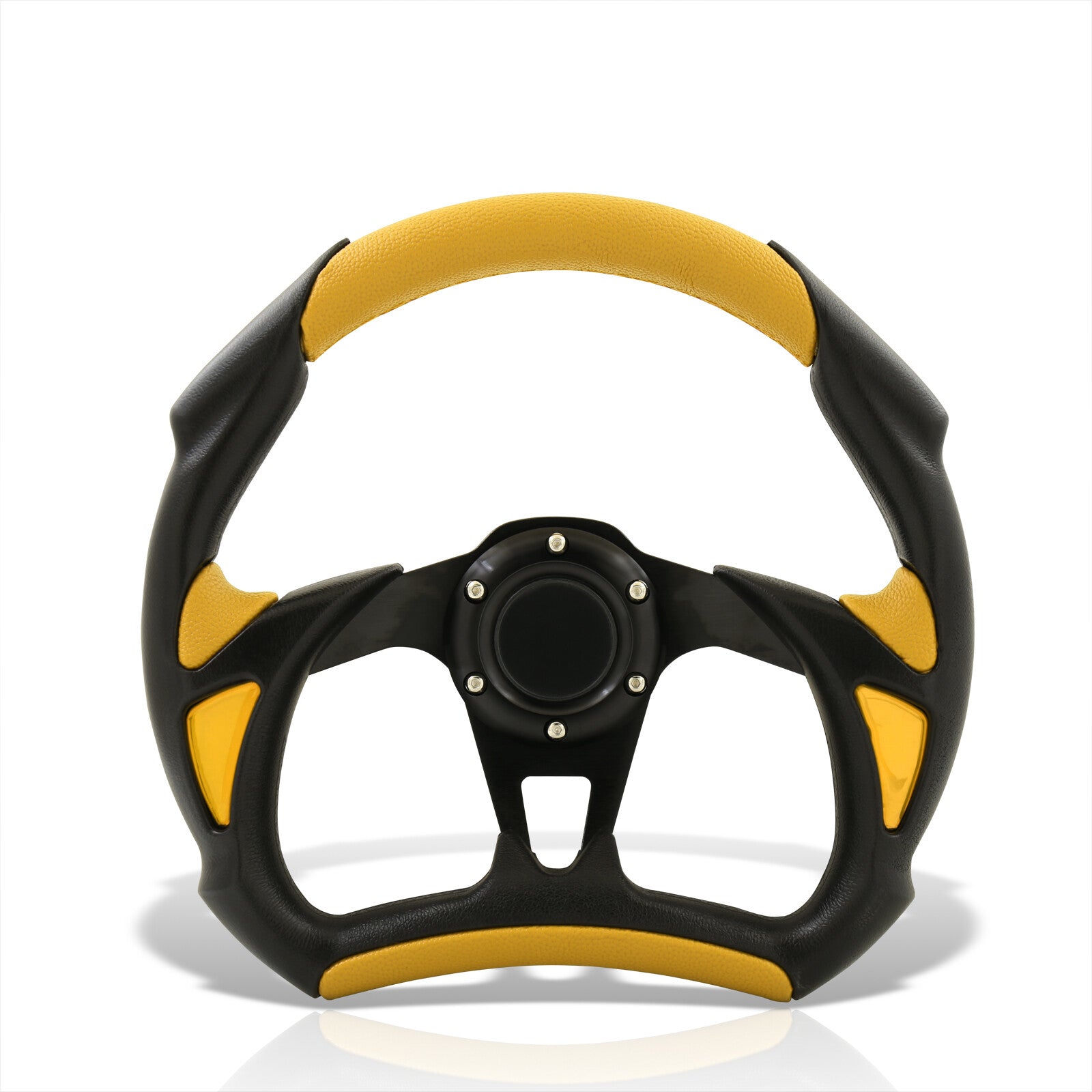 Universal 320mm Car Auto Racing Steering Wheel Leather Aluminum Frame Universal 320mm Car Auto Racing Steering Wheel Leather Aluminum Frame