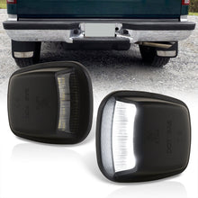 Load image into Gallery viewer, Chevrolet C/K Series 1988-2000 / Suburban Tahoe 1992-2000 / Blazer 1992-1994 / S10 1994-2002 / Cadillac Escalade 1999-2000 / GMC C/K 1988-2000 / Yukon 1992-2000 / Sonoma 1992-2002 White SMD LED License Plate Lights Clear Len