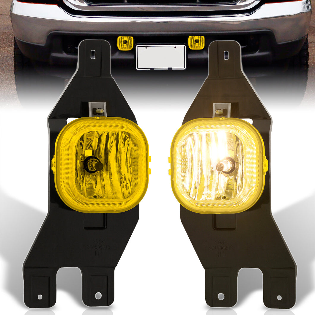 Ford F250 F350 F450 F550 Super Duty 1999-2004 / Excursion 2000-2004 Front Fog Lights Yellow Len (Includes Switch & Wiring Harness)