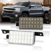 Load image into Gallery viewer, Chevrolet Silverado 1500 2016-2018 / 1500 LD 2019 / 2500HD 3500HD 2016-2019 / GMC Sierra 1500 2016-2018 / 1500 Limited 2019 / 2500HD 3500HD 2016-2019 2-Piece Left & Right White SMD LED Truck Bed Cargo Lights Clear Len (Includes Wiring Harness)