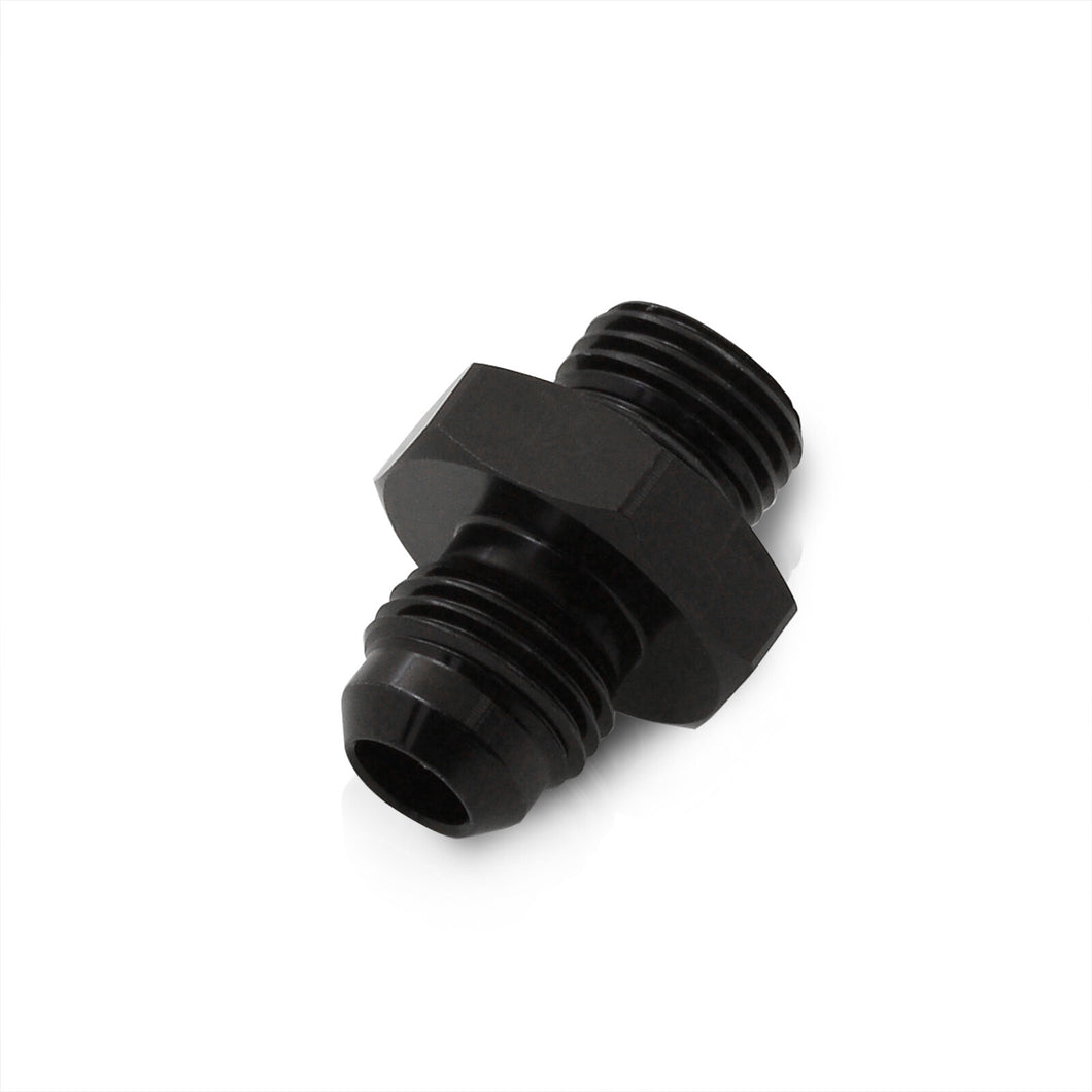 ORB-6 O-ring Boss AN6 6AN to AN6 6AN Male Adapter Fitting Black