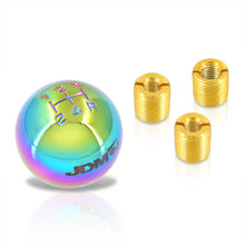 Load image into Gallery viewer, JDM Sport Universal Weighted Ball Style 5 Speed Shift Knob Neo Chrome