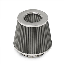 Load image into Gallery viewer, Universal 4" Air Filter Chrome Top / Sliver Body / Chrome Bottom