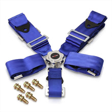 Load image into Gallery viewer, Universal 5 Point Camlock 2" Racing Seat Harness Belts Blue