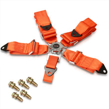 Load image into Gallery viewer, Universal 5 Point Camlock 2" Racing Seat Harness Belts Red