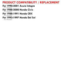 Load image into Gallery viewer, Acura Integra 1990-2001 / Honda Civic 1988-2000 / CRX 1988-1991 / Del Sol 1993-1997 Rear Control Arms Camber Kit Black (Version 3)