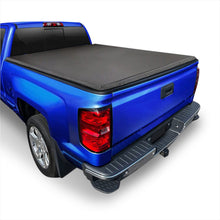 Load image into Gallery viewer, Chevrolet Silverado 1500 2007-2013 / Silverado 2500 3500 HD 2007-2014 / GMC Sierra 1500 2007-2013 / Sierra 2500 3500 HD 2007-2014 8FT Soft 4 Fold Truck Tonneau Bed Cover (Long Bed 8´)