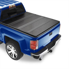 Load image into Gallery viewer, Chevrolet Silverado 1500 2014-2018 / 1500 LD 2019 / 2500 3500 HD 2015-2019 / GMC Sierra 1500 2014-2018 / Limited 2019 / 2500 3500 HD 2015-2019 8FT Hard 4 Fold Truck Tonneau Bed Cover (Long Bed 8´)