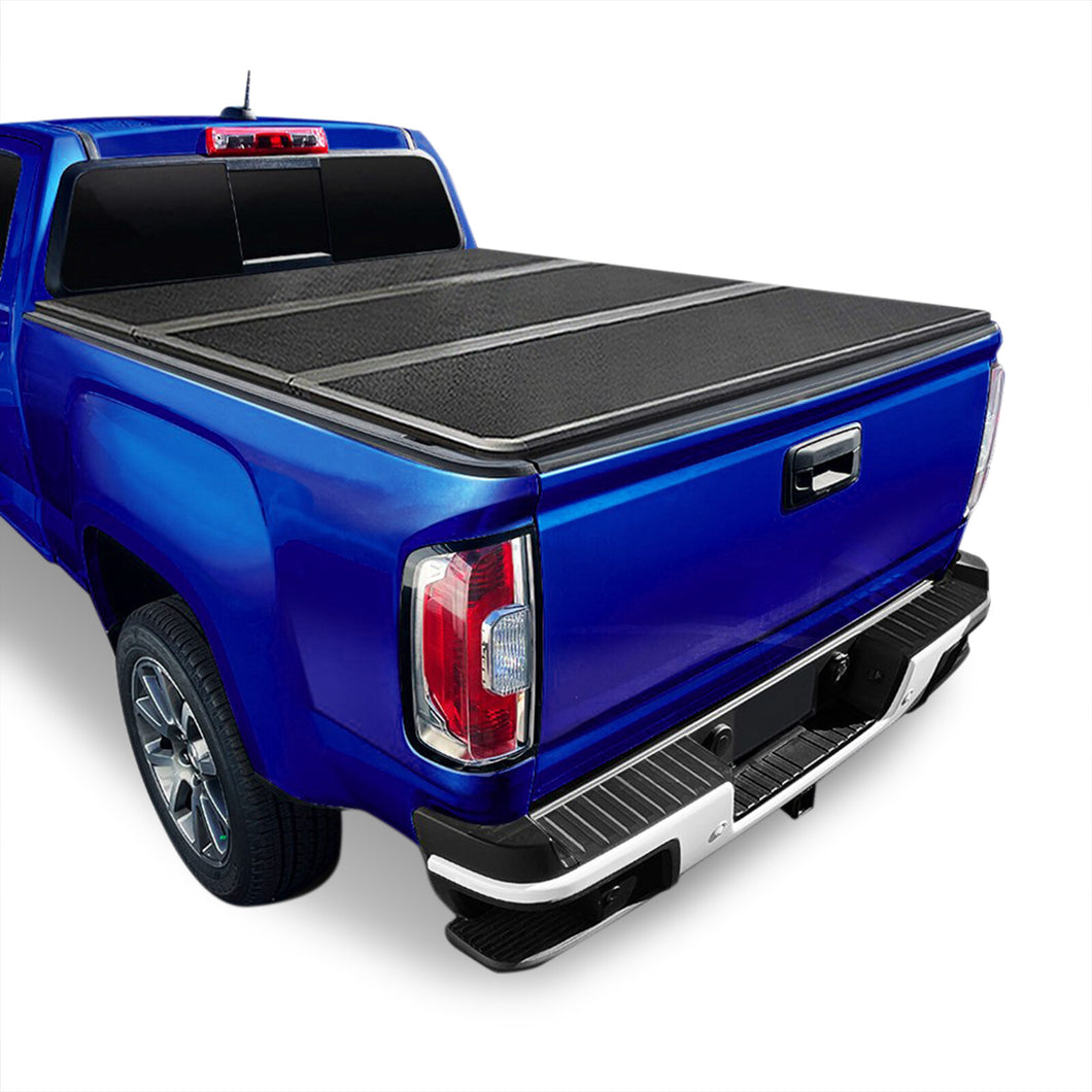 Chevrolet Colorado 5FT 2015-2022 / GMC Canyon 5FT 2015-2022 Hard Tri Fold Truck Tonneau Bed Cover (Extra Short Bed 5´)