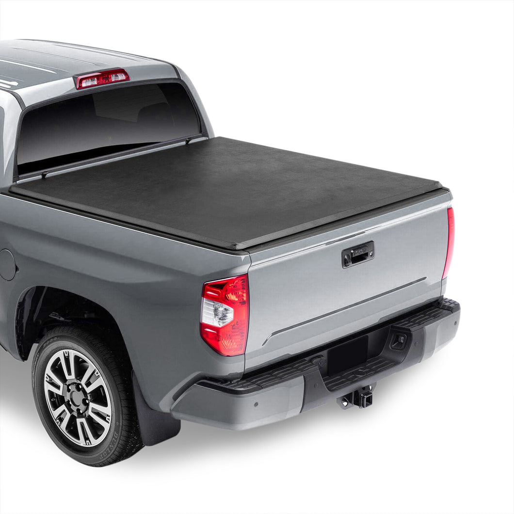 Toyota Tundra 5.5FT 2014-2021 Soft Tri Fold Truck Tonneau Bed Cover (Extra Short Bed 5´5