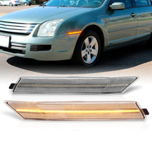Load image into Gallery viewer, Ford Fusion 2006-2009 / Mercury Milan 2006-2009 Front Amber LED Side Marker Lights Clear Len