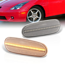Load image into Gallery viewer, Toyota Celica 2000-2005 / MR2 Spyder 2000-2005 / Supra 1993-1998 Front Amber LED Side Marker Lights Clear Len