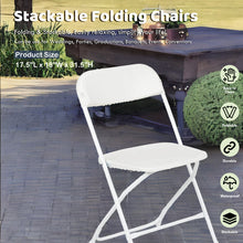 Load image into Gallery viewer, (10 Pack) Commercial Plastic Folding Stackable Chairs Seats -Event Wedding Party