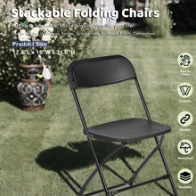 Load image into Gallery viewer, (10 Pack) Commercial Plastic Folding Stackable Chairs Seats -Event Wedding Party