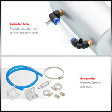 Load image into Gallery viewer, Universal 300ML Cylinder Oil Catch Can Tank 8.25"x3.25"x3.25" with Breather Filter Chrome